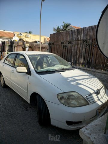 מודעת רכב טויוטה קורולה