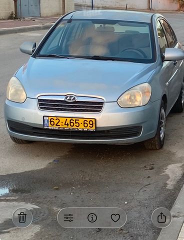 מודעת רכב יונדאי אקסנט i25