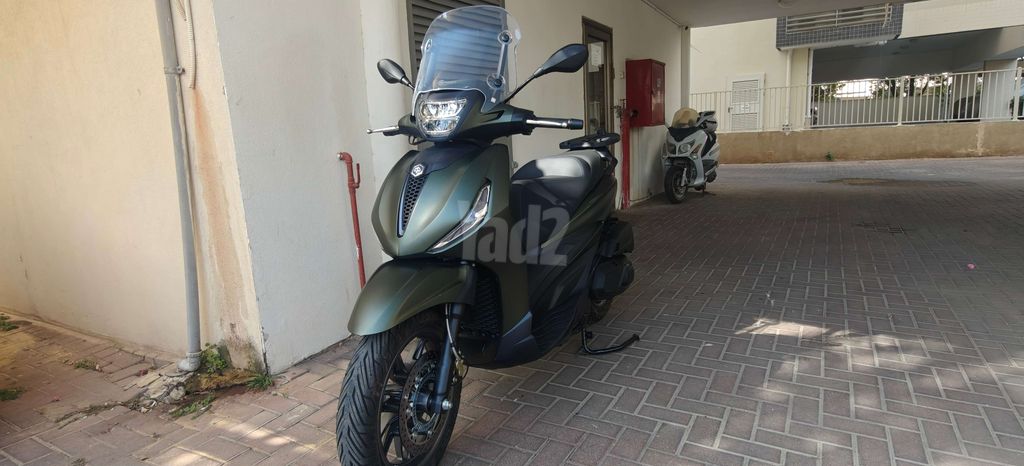 מודעת רכב פיאג'ו בוורלי 350