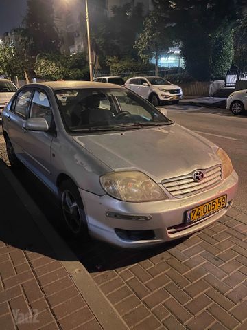 מודעת רכב טויוטה קורולה