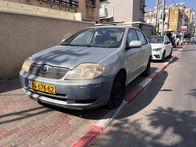 מודעת רכב טויוטה קורולה
