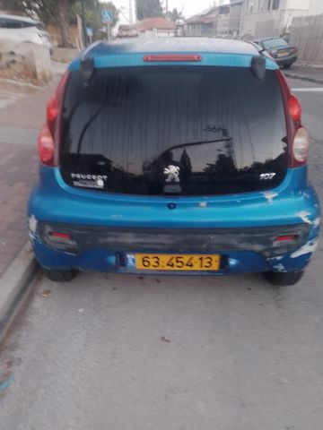 מודעת רכב פיג'ו 107