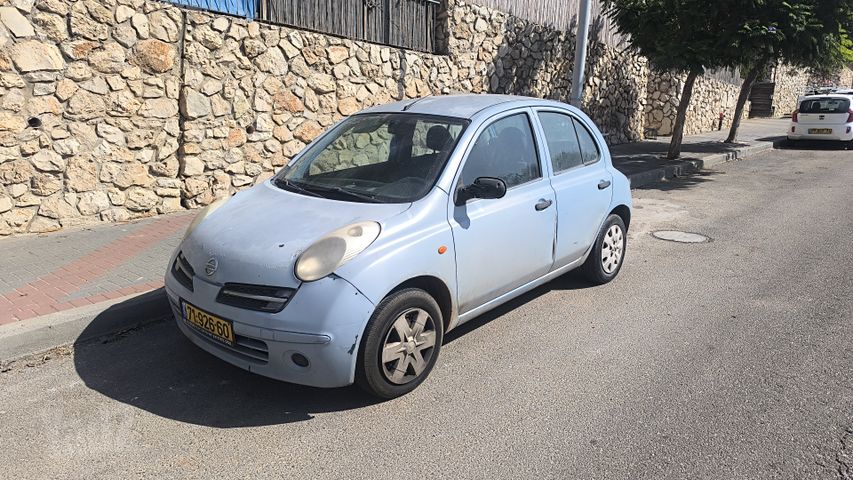 מודעת רכב ניסאן מיקרה
