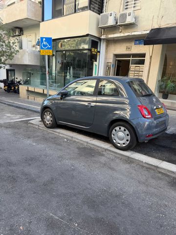 מודעת רכב פיאט 500