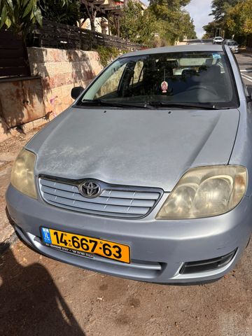 מודעת רכב טויוטה קורולה
