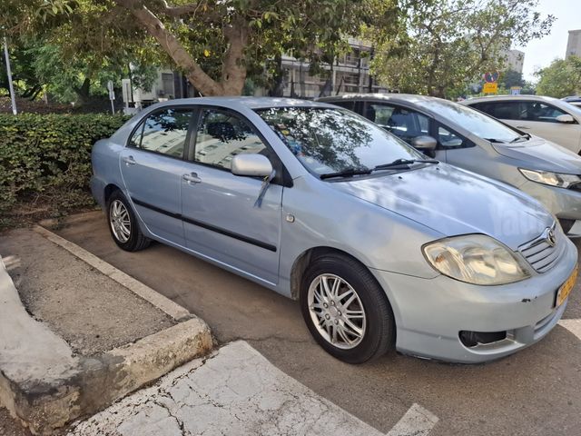 מודעת רכב טויוטה קורולה
