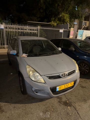 מודעת רכב יונדאי i20