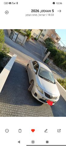 מודעת רכב טויוטה קורולה