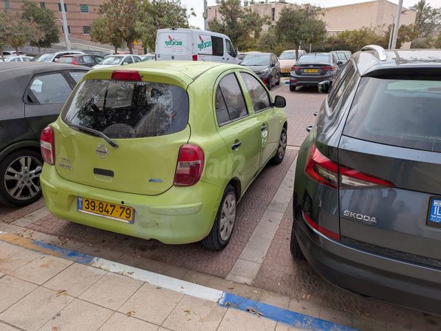 מודעת רכב ניסאן מיקרה