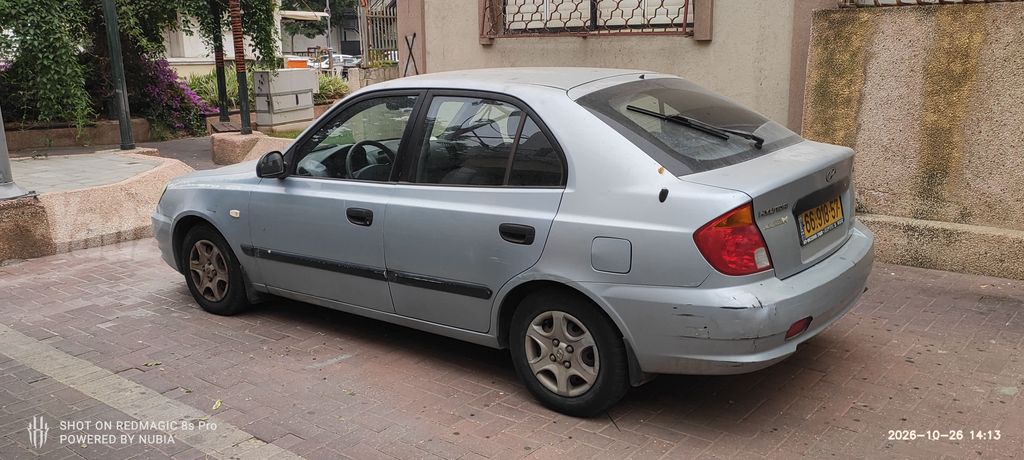 מודעת רכב יונדאי אקסנט i25