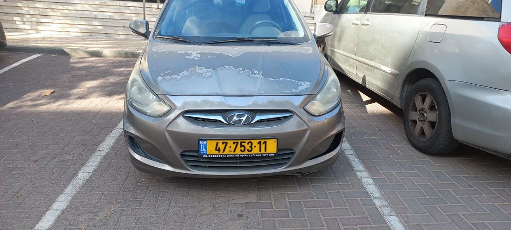 מודעת רכב יונדאי אקסנט i25