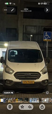 מודעת רכב פורד טרנזיט קוסטום