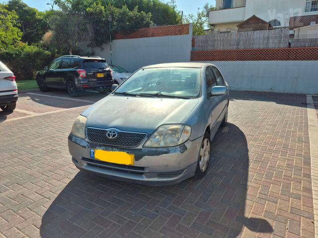 מודעת רכב טויוטה קורולה
