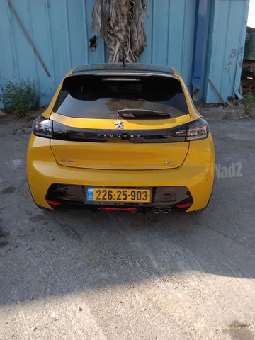 מודעת רכב פיג'ו 208