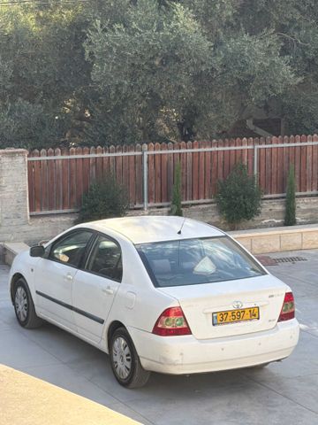 מודעת רכב טויוטה קורולה